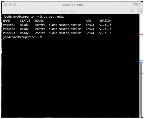 image of OCP node readiness