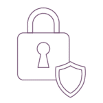 icon illustrating kv cache storage with advanced data security