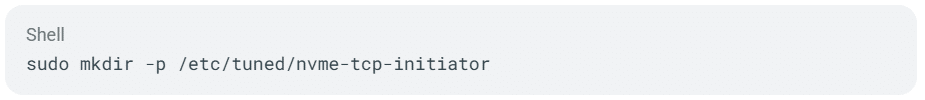 Configure the Initiator (Client) for NVMe over TCP